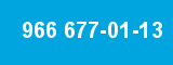 966 677-01-13